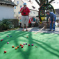 Osterhodeln mit Nestsuchen im Kirchhof 2009